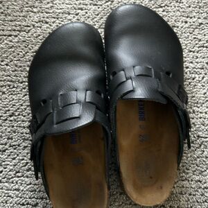 Birkenstock Black Leather Loafers